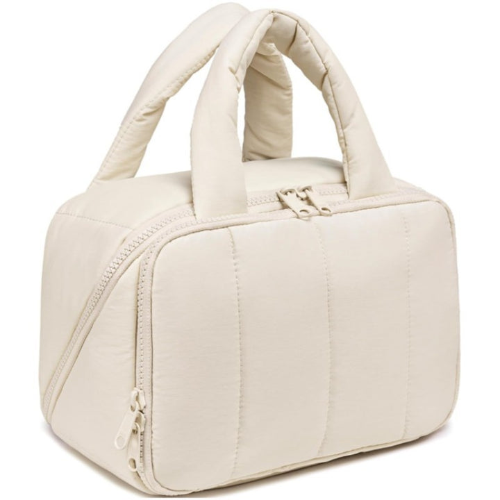 Damen isolierte Kühltasche mit doppeltem Reißverschluss und robusten Griffen Karnz