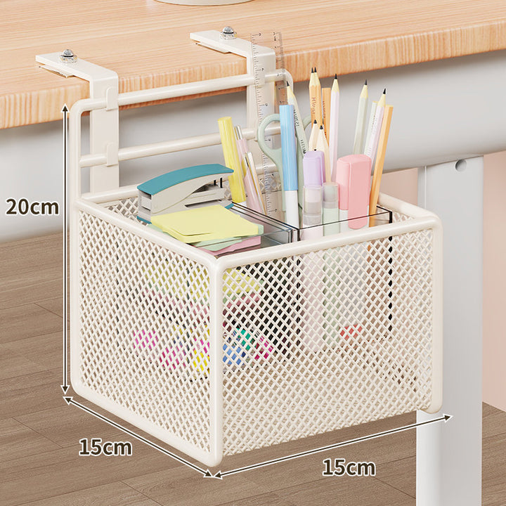 Unter-Desk Klemmbefestigung Mesh Aufbewahrungskorb Organizer
