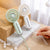 Damen Tragbarer Mini-Handventilator mit USB-Ladefunktion und ergonomischer Griff Karnz