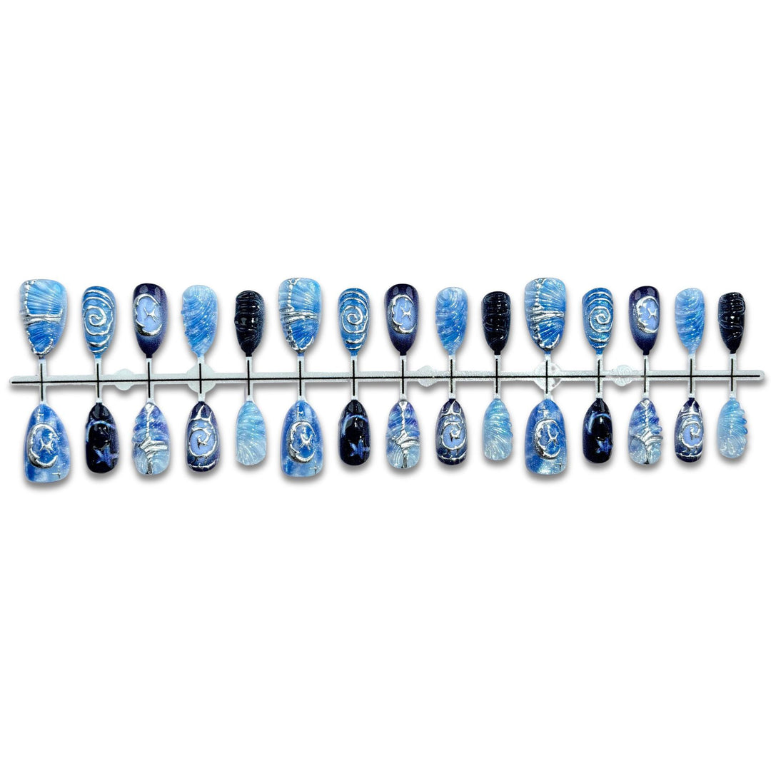 Premium dekorierte Nagelkunst Tipps Karnz