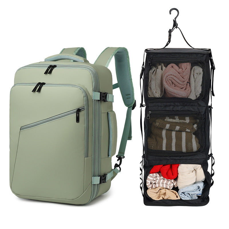 Vielseitiger Reiserrucksack mit erweiterbaren Fächern