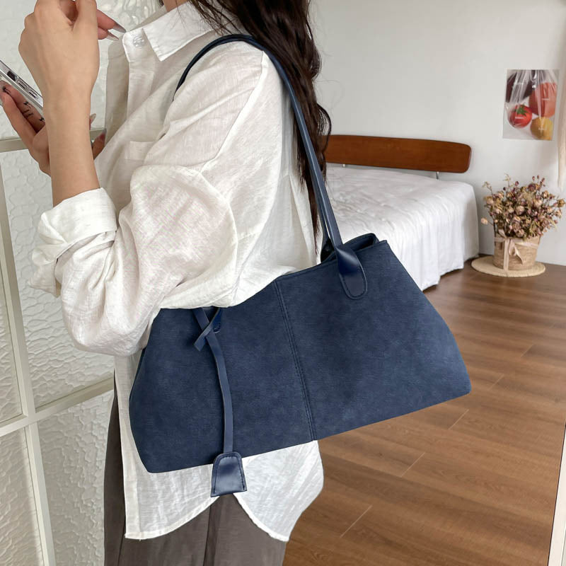 Stilvolle Kunstwildleder-Handtasche