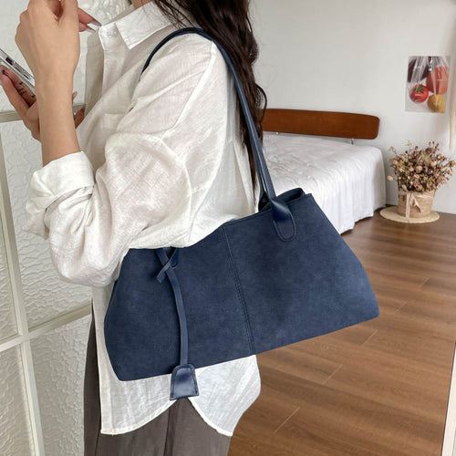 Stilvolle Kunstwildleder-Handtasche