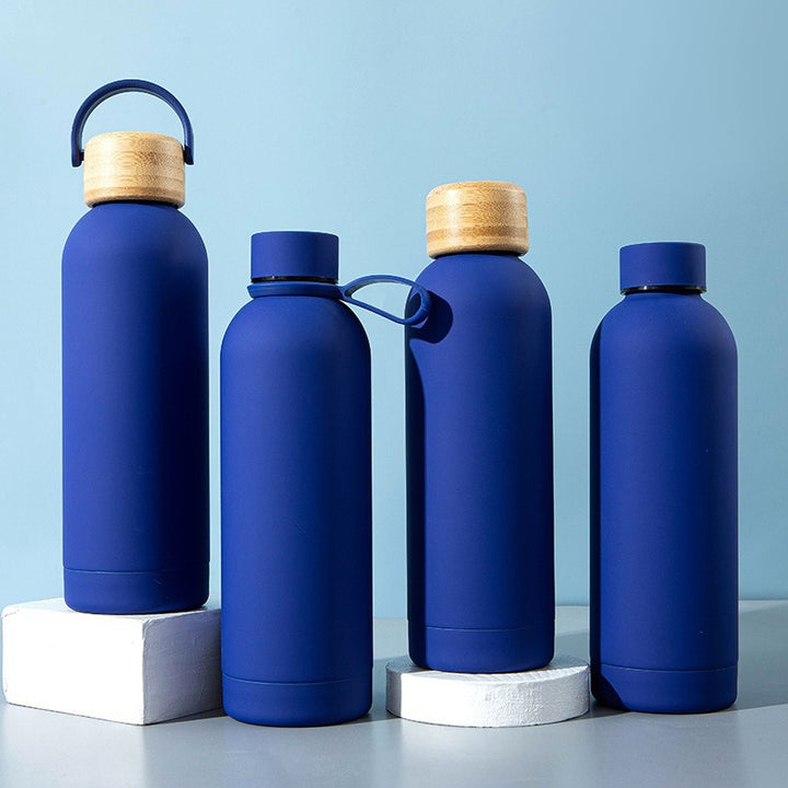 Damen stilvolle Edelstahl-Trinkflasche mit innovativem Verschluss Karnz