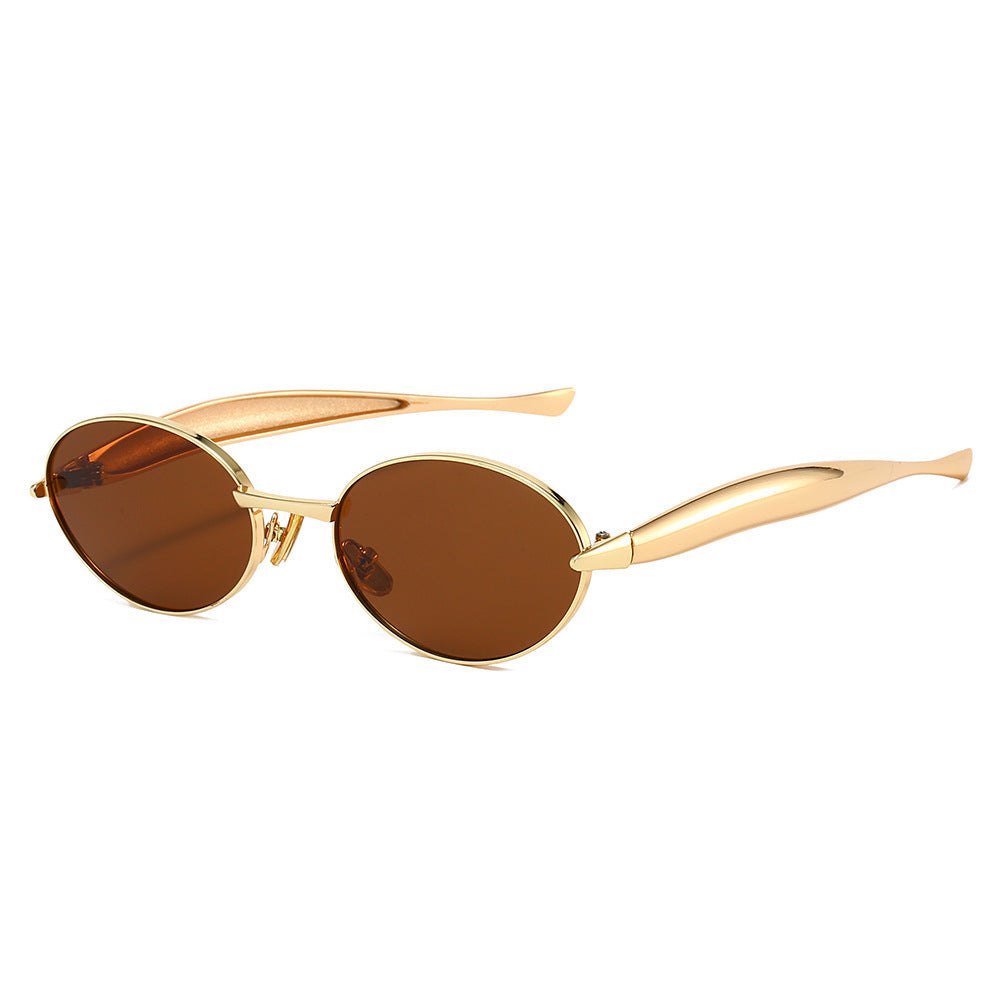 Elegante ovale Rahmen-Sonnenbrillen Karnz