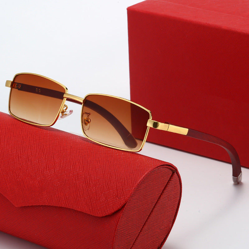 Damen modische Sonnenbrille mit stylischem Metall- und Kunststoffrahmen Karnz