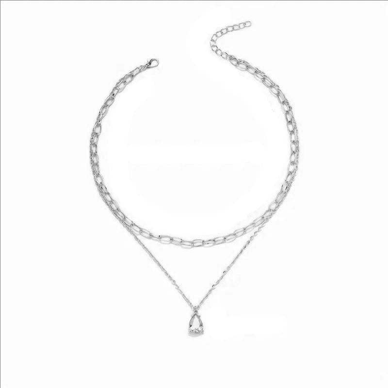 Gestapeltes Gliederketten-Halsband Karnz