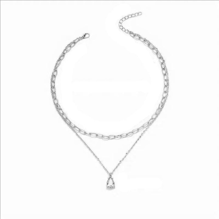 Gestapeltes Gliederketten-Halsband Karnz