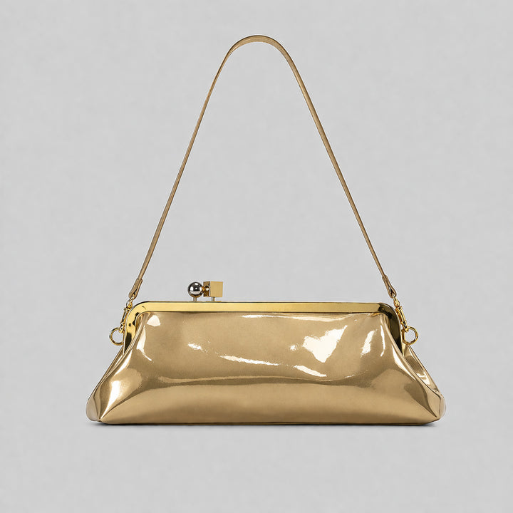 Elegante Lackleder Abendhandtasche