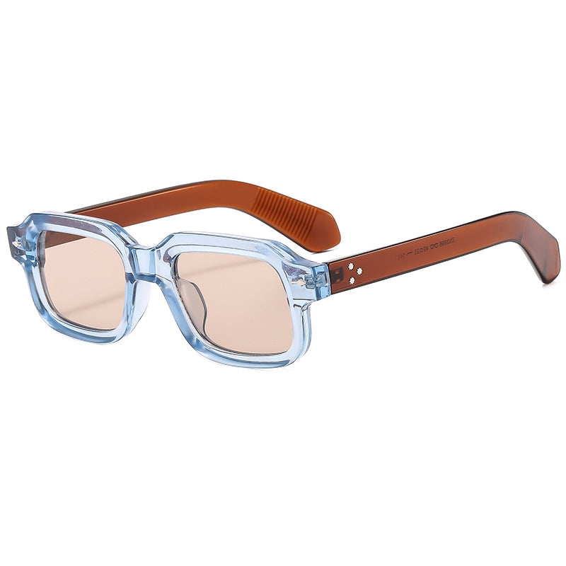 Damen modische quadratische Sonnenbrille mit elegantem Design und UV-Schutz Karnz