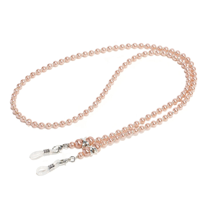 Elegante Kunstperlen Brillen Kette Karnz