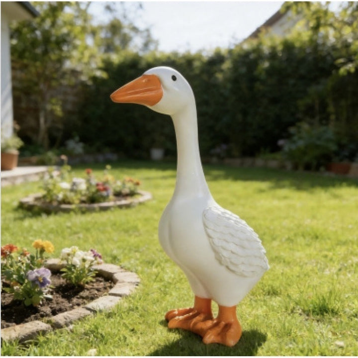 Dekorative Garten-Gans-Figur Karnz