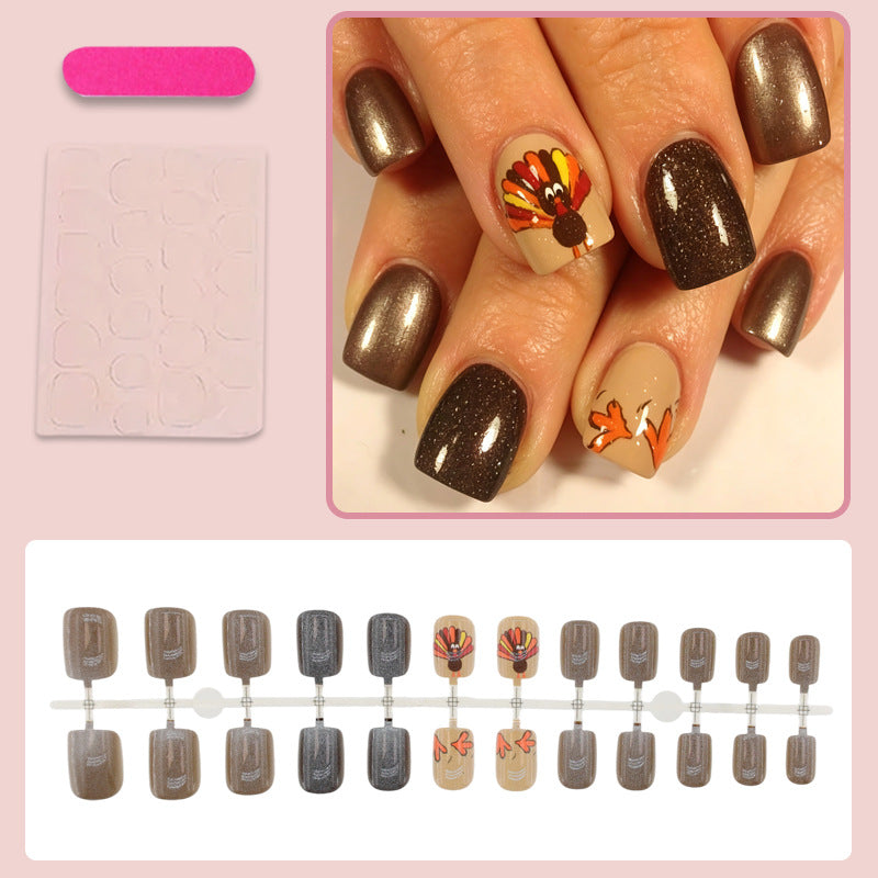 Kunstnagelset mit kreativen Oktoberfest Motiven Karnz