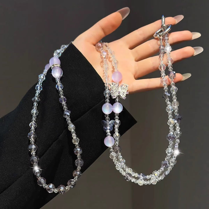Elegante Perlen-Handyband Karnz