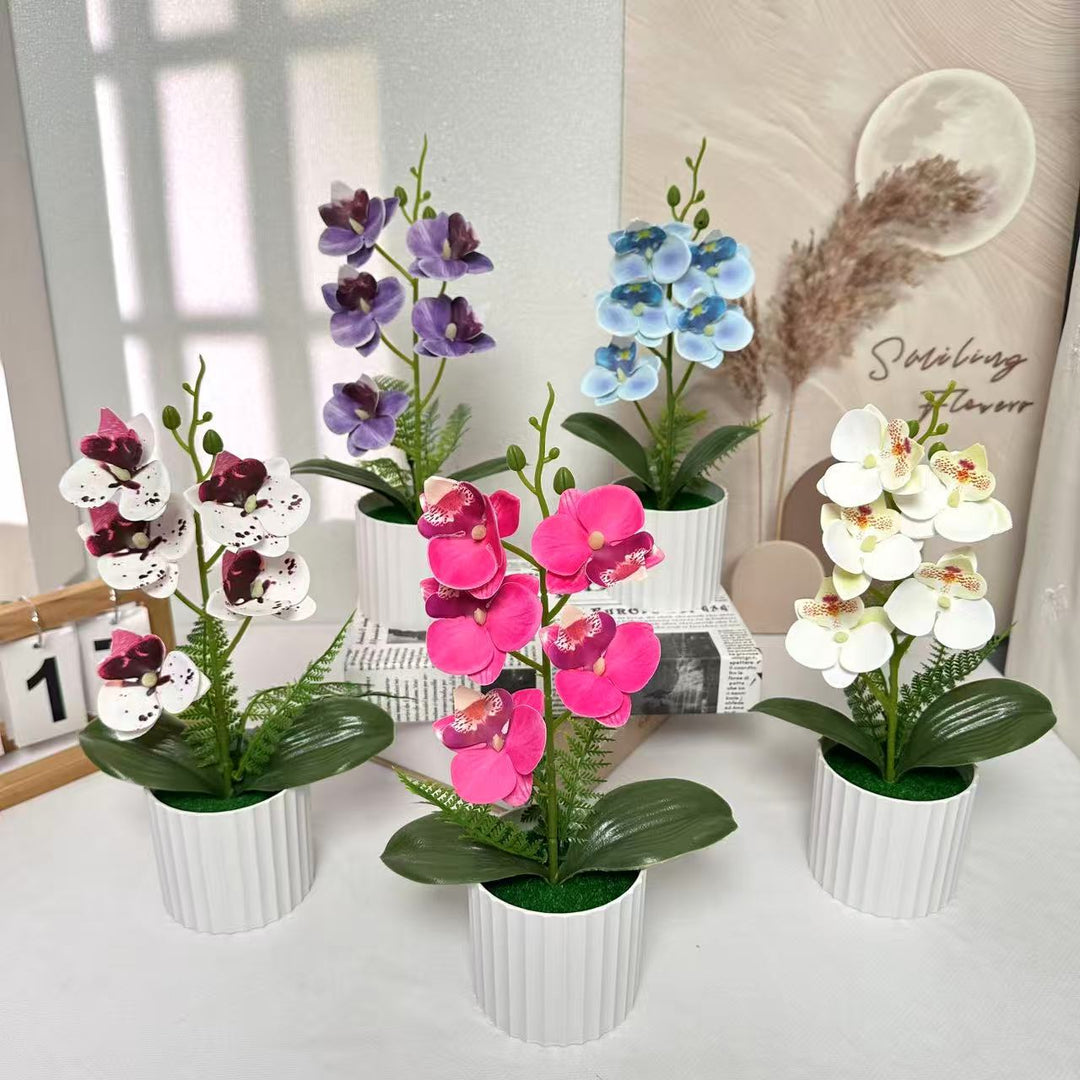 Faux Orchideen Arrangement für Innendekoration zuhause