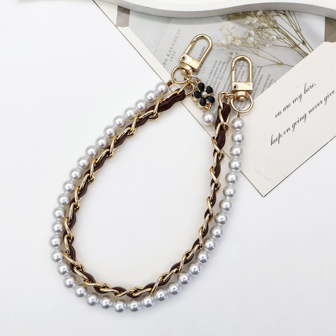 Stilvolle mit Perlen verzierte Brillenband Karnz