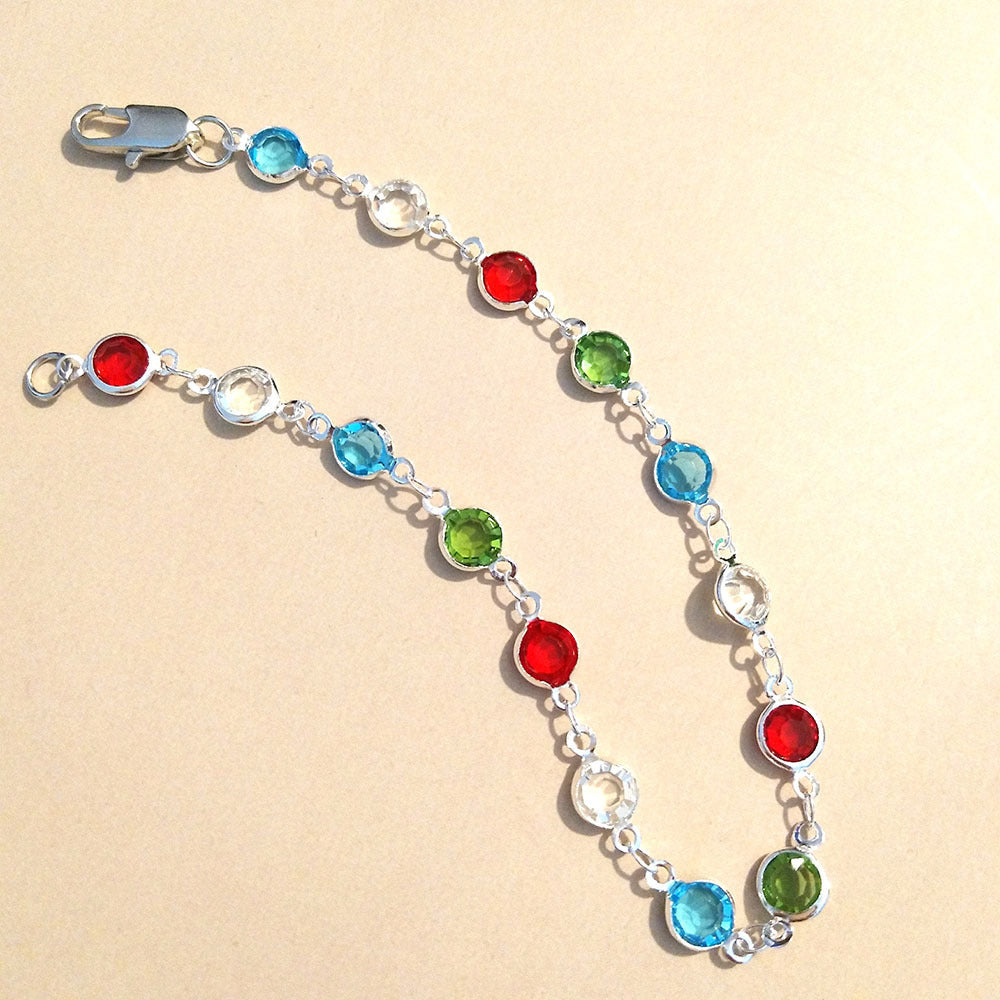 Multi-Color Edelsteinarmband Karnz