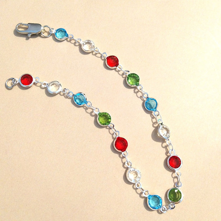 Multi-Color Edelsteinarmband Karnz