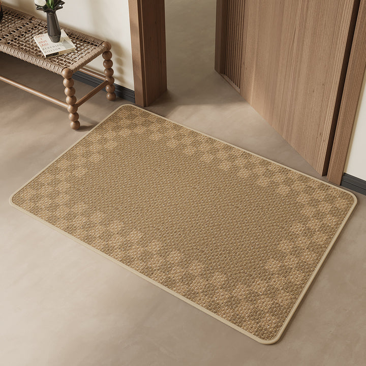 Natural Woven Low-Profile Entrance Door Mat