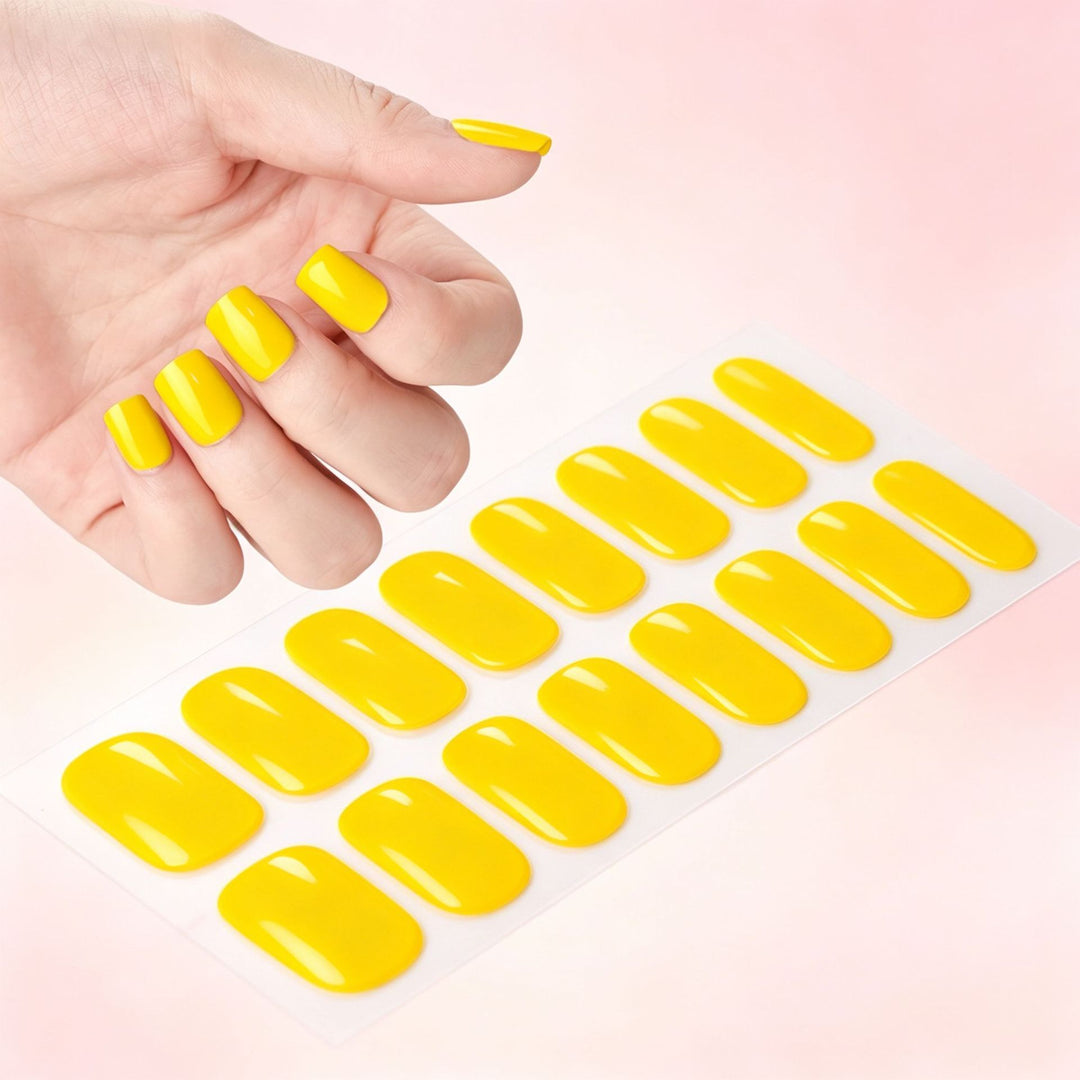 Premium Glänzendes Press-On-Nagel-Set