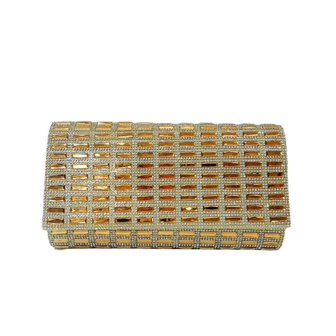 Glamouröse Kristallbesetzte Abendclutch