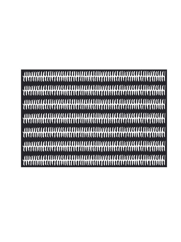 Abwaschbare Tischdecke mit kreisförmigem Retro-Print und PVC‑Beschichtung