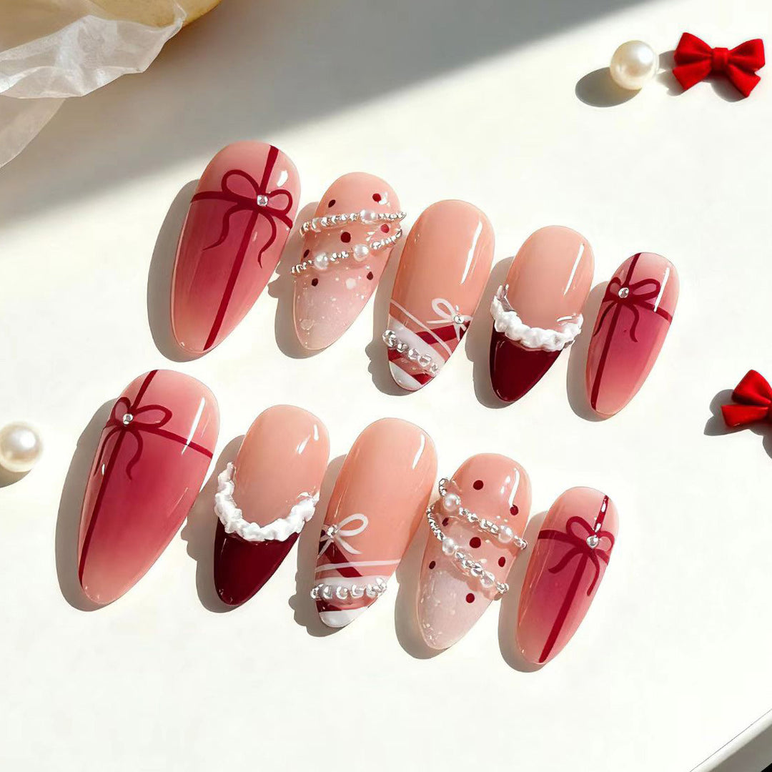 Glamorous Press-On Nail Art Set Karnz