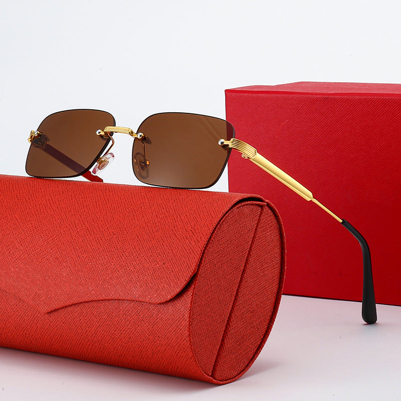 Damen modische Brille mit quadratischem Rahmen Karnz
