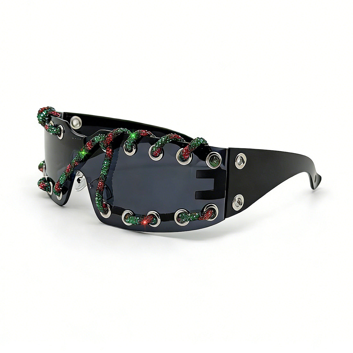Damen Sonnenbrille mit einzigartigem Schnürdesign Karnz