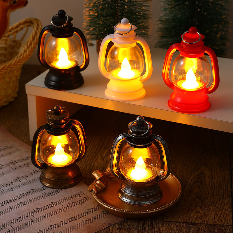 Nostalgische Laterne mit LED-Beleuchtung Karnz