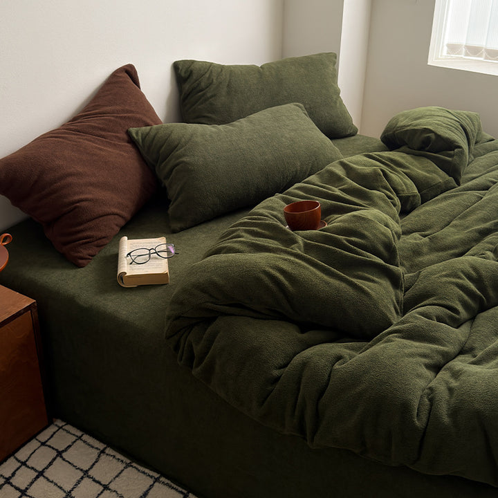 Umkehrbare Plüsch Sherpa Mikrofleece Bettdecke