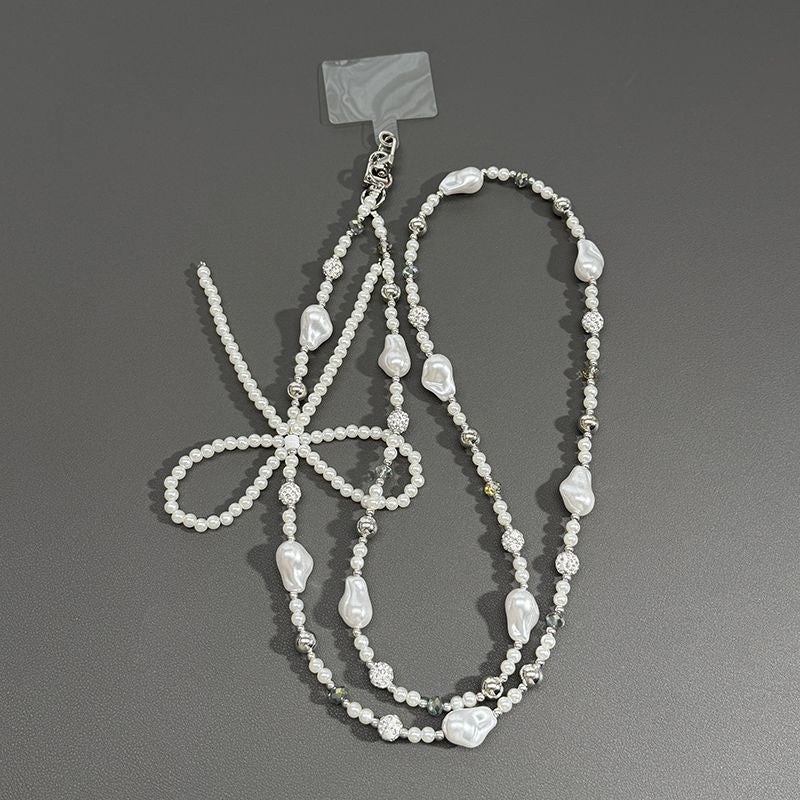 Elegante Perlenverzierte Lanyard Karnz