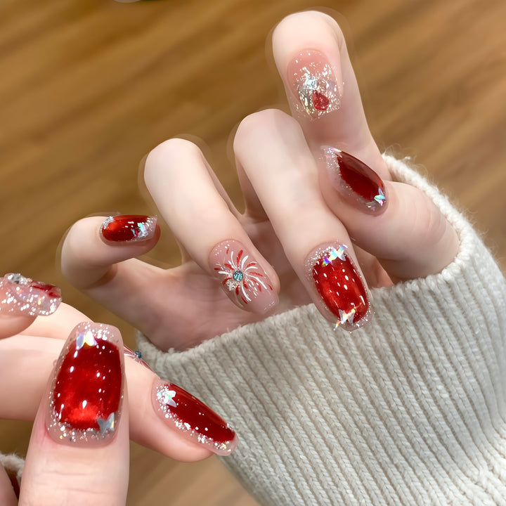 Glitzernde Kunstnägel Karnz