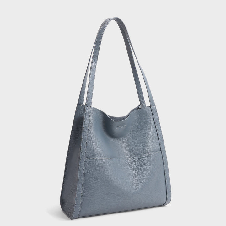 Gepufftes Leder Bequeme Schultertasche