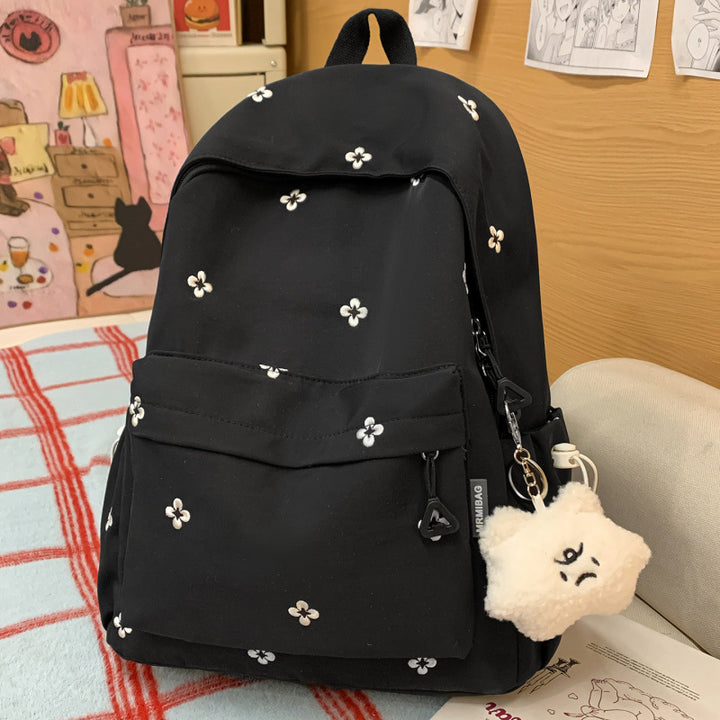 Bestickter Mehrfachfach-Rucksack