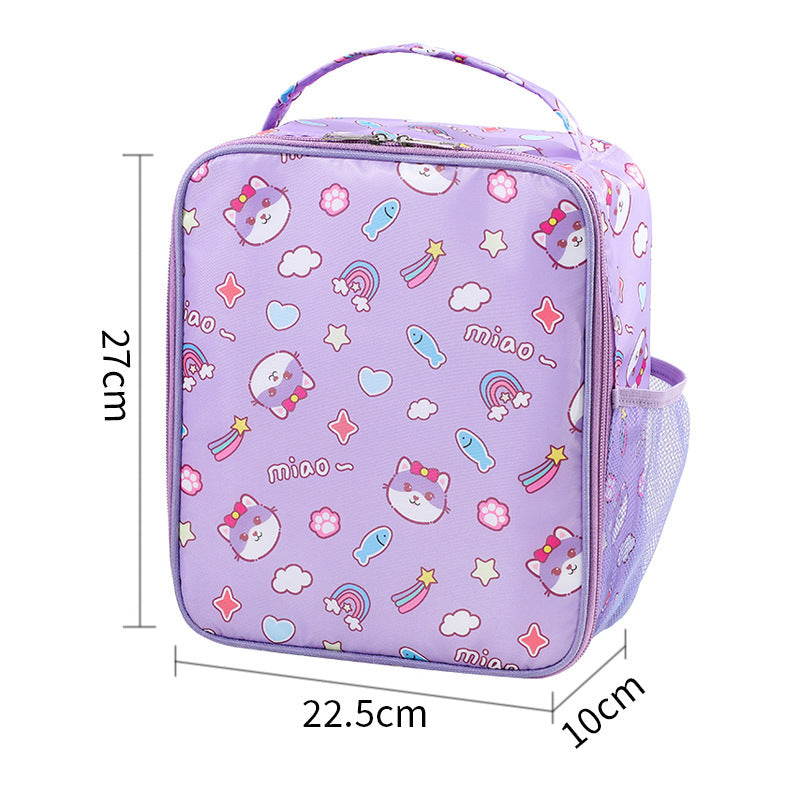 Niedliche Cartoon-Themen Isolierte Lunchbox
