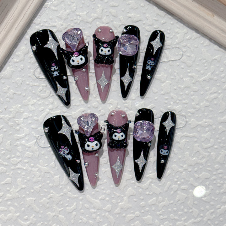 Themenbezogenes Dekoratives 3D Nagelkunst Set