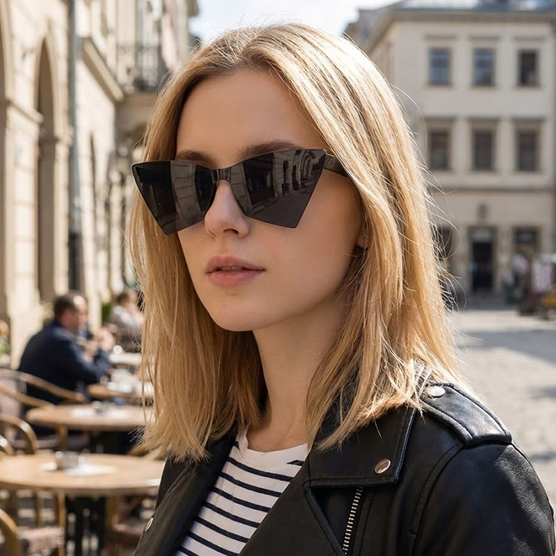Damen Modische Transparente Sonnenbrille Karnz