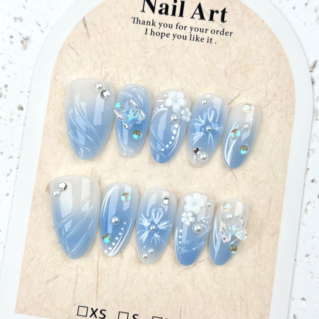 Elegante Press-On Nagelkunst Kollektion
