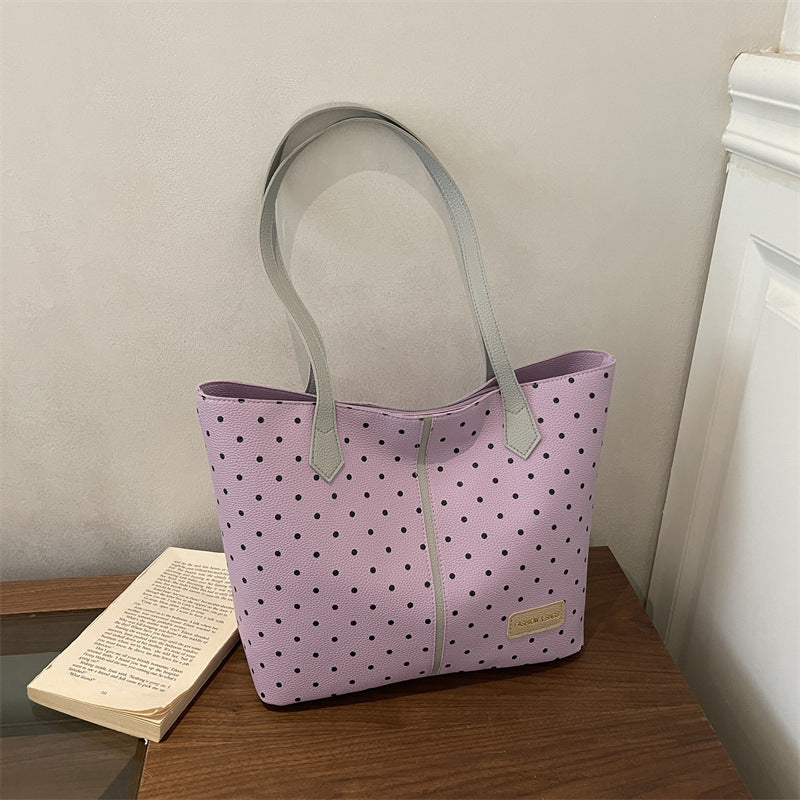 Trendige Polka-Dot-Tasche