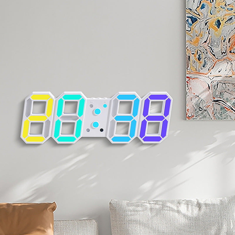 Digitaluhr mit Farbwechsel Karnz