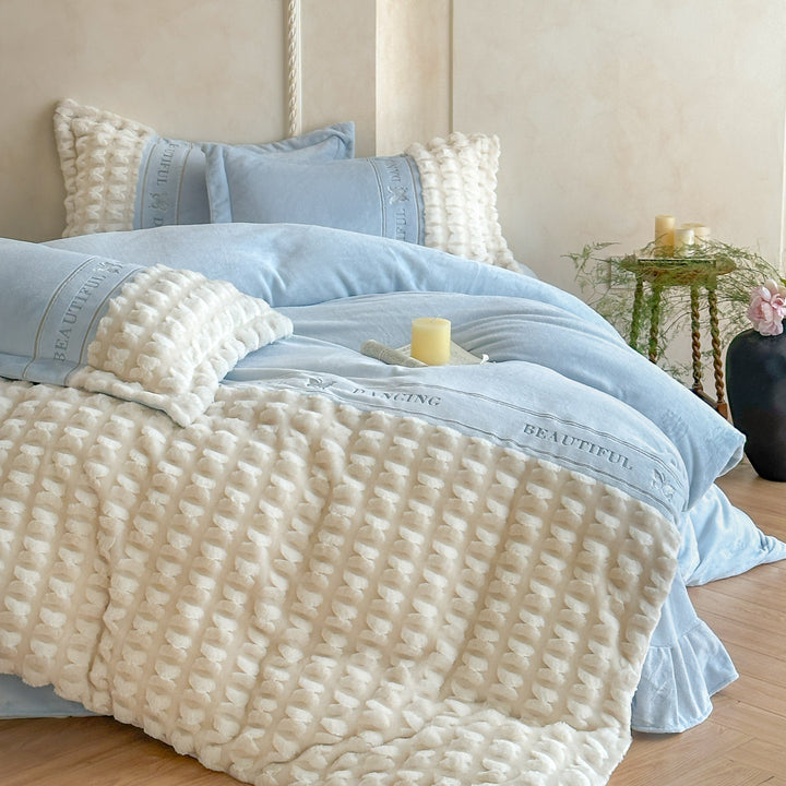 Elegantes Samt Bettwäsche Set