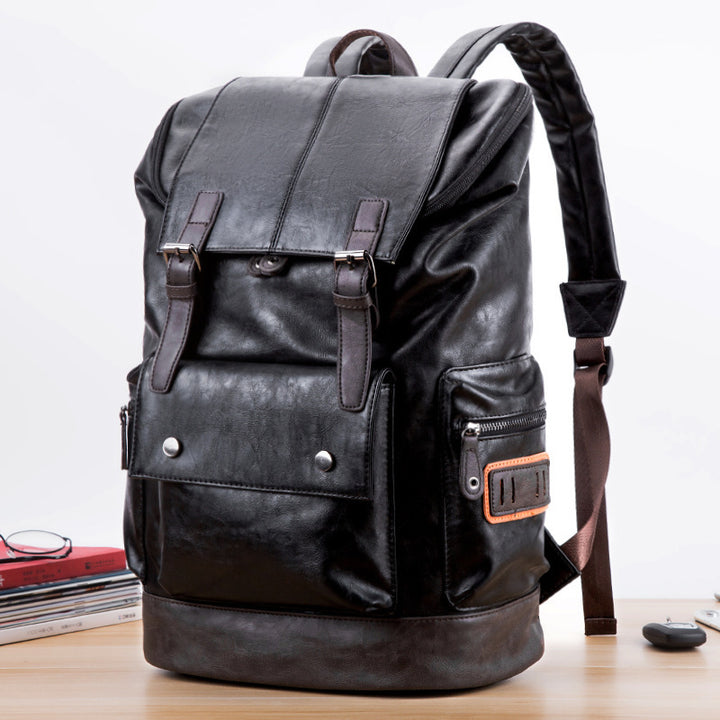 Strapazierfähiger und Eleganter Rucksack Aus Hochwertigem Kunstleder Karnz