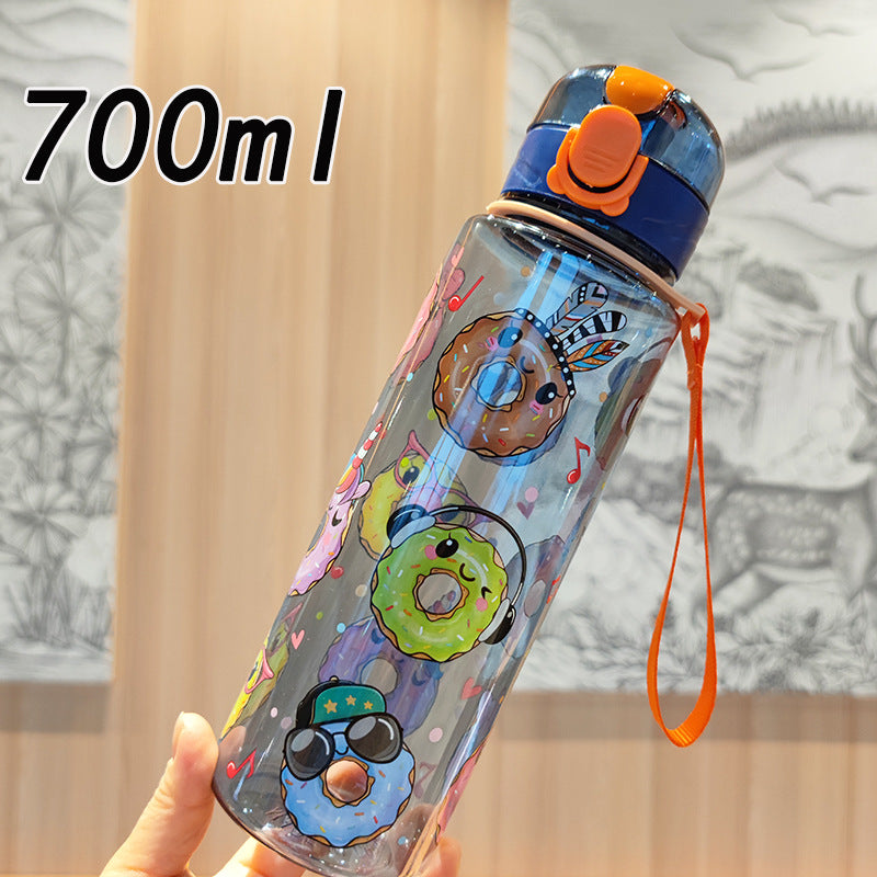 Damen lustige Trinkflasche mit Motivdruck Karnz