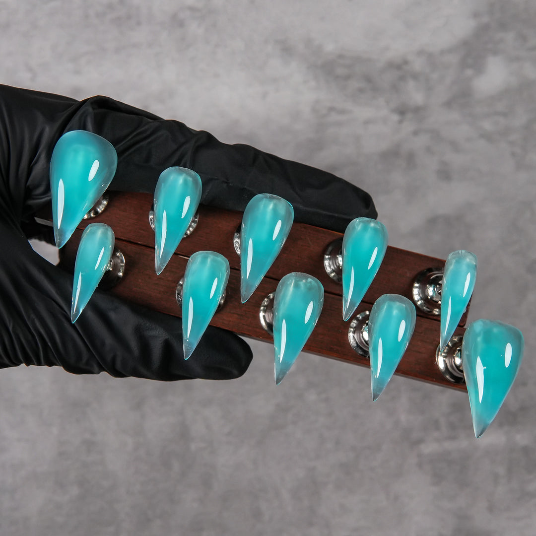 Scharfe Acryl Press-On Nagelset