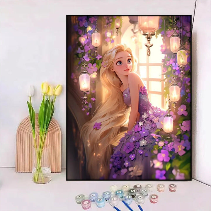 Disney-Inspiriertes DIY Malen nach Zahlen Leinwand-Kit Karnz