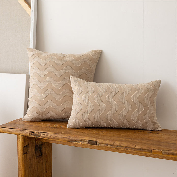Chevron-Muster-Textur-Kissen
