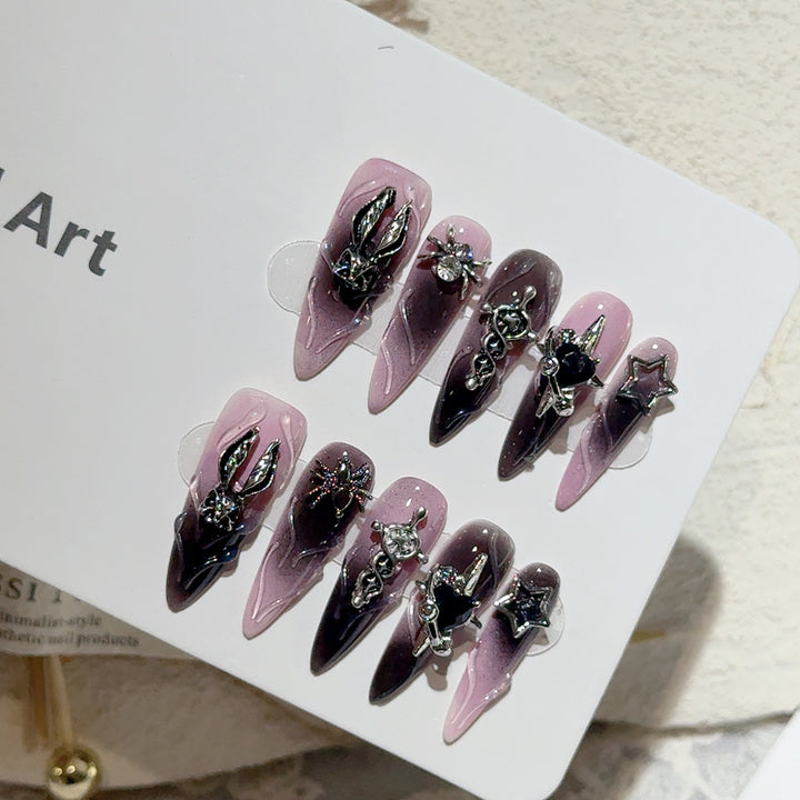 Künstlerisches 3D Dekoratives Nagelkunst Set
