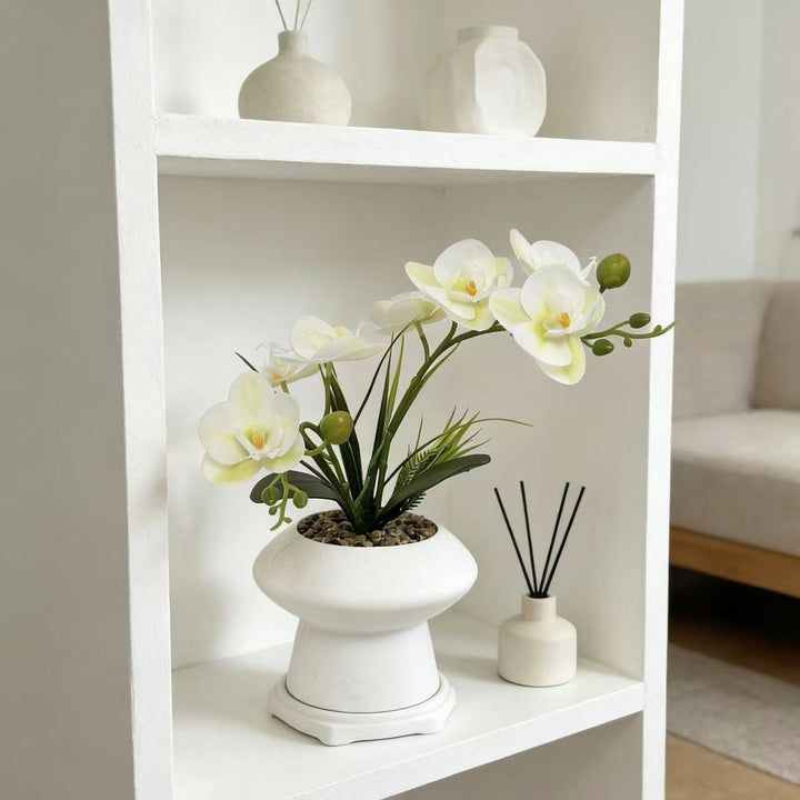 Elegante künstliche Orchideen-Blumenarrangement