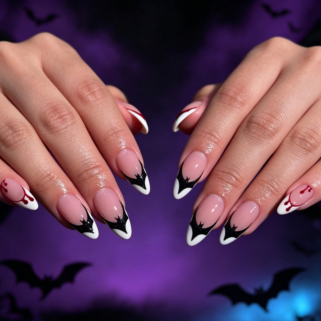 Gothic Halloween-Themen Nagelkunst Verbesserungen Karnz